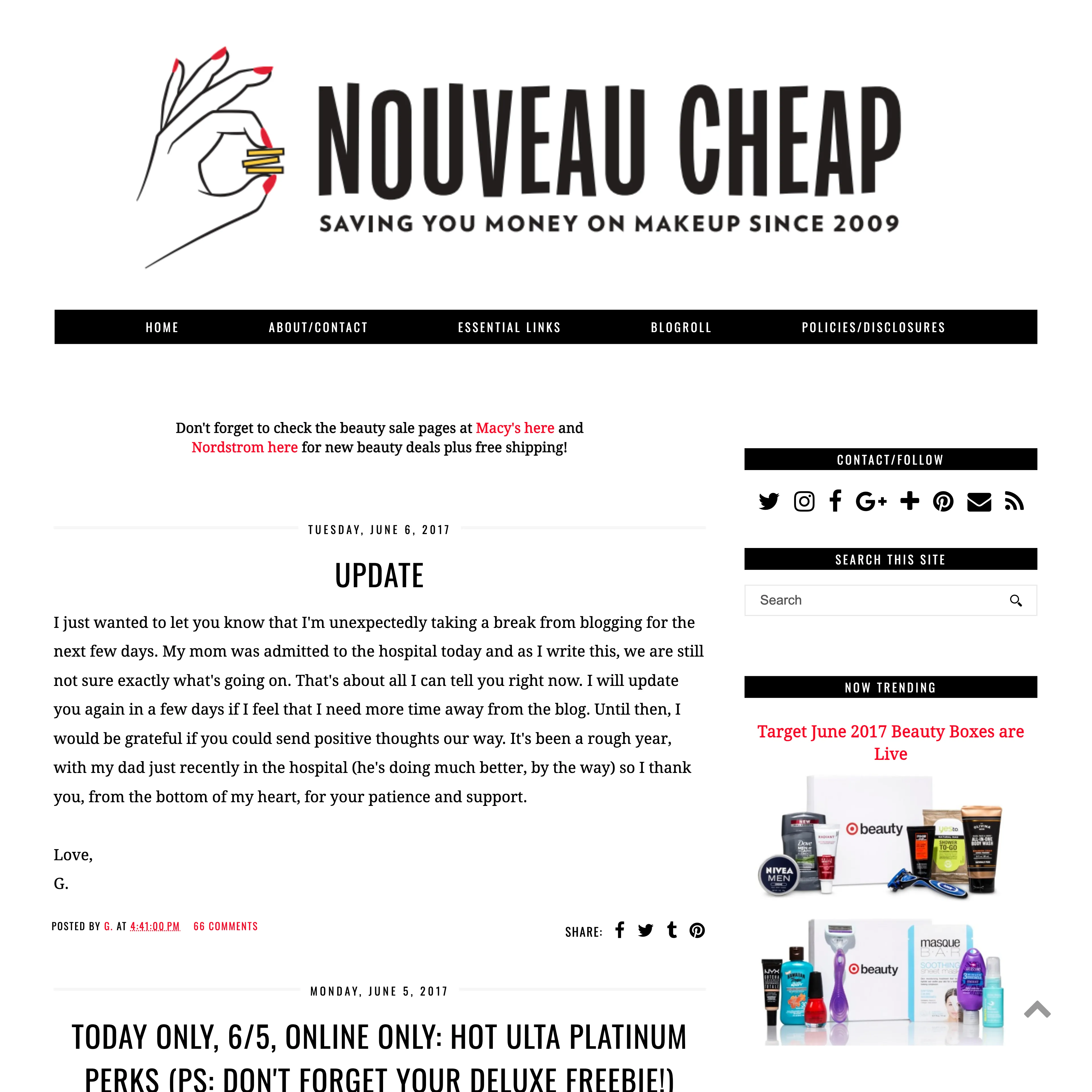 Nouveau Cheap